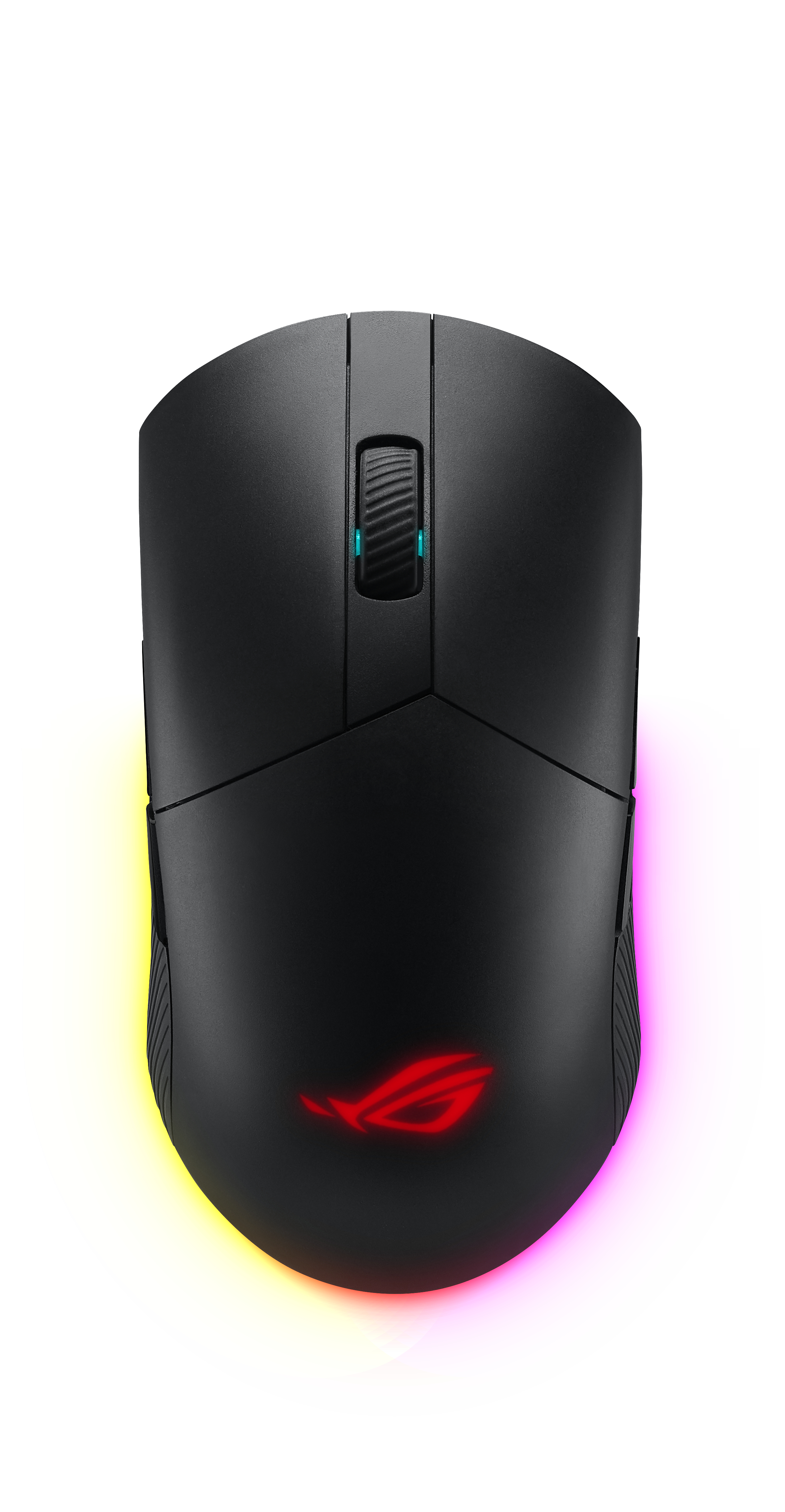 ASUS ROG Pugio II Gaming Maus, einfarbig, schwarz, Logo