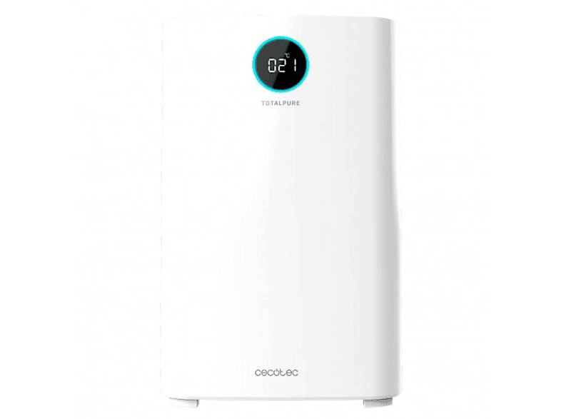 Cecotec TotalPure 2500 Connected, 20 W, WiFi, 4 velovidades, Blanco