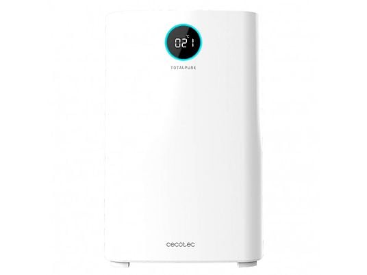 Purificador de aire - Cecotec TotalPure 2500 Connected, 20 W, WiFi, 4 velovidades, Blanco