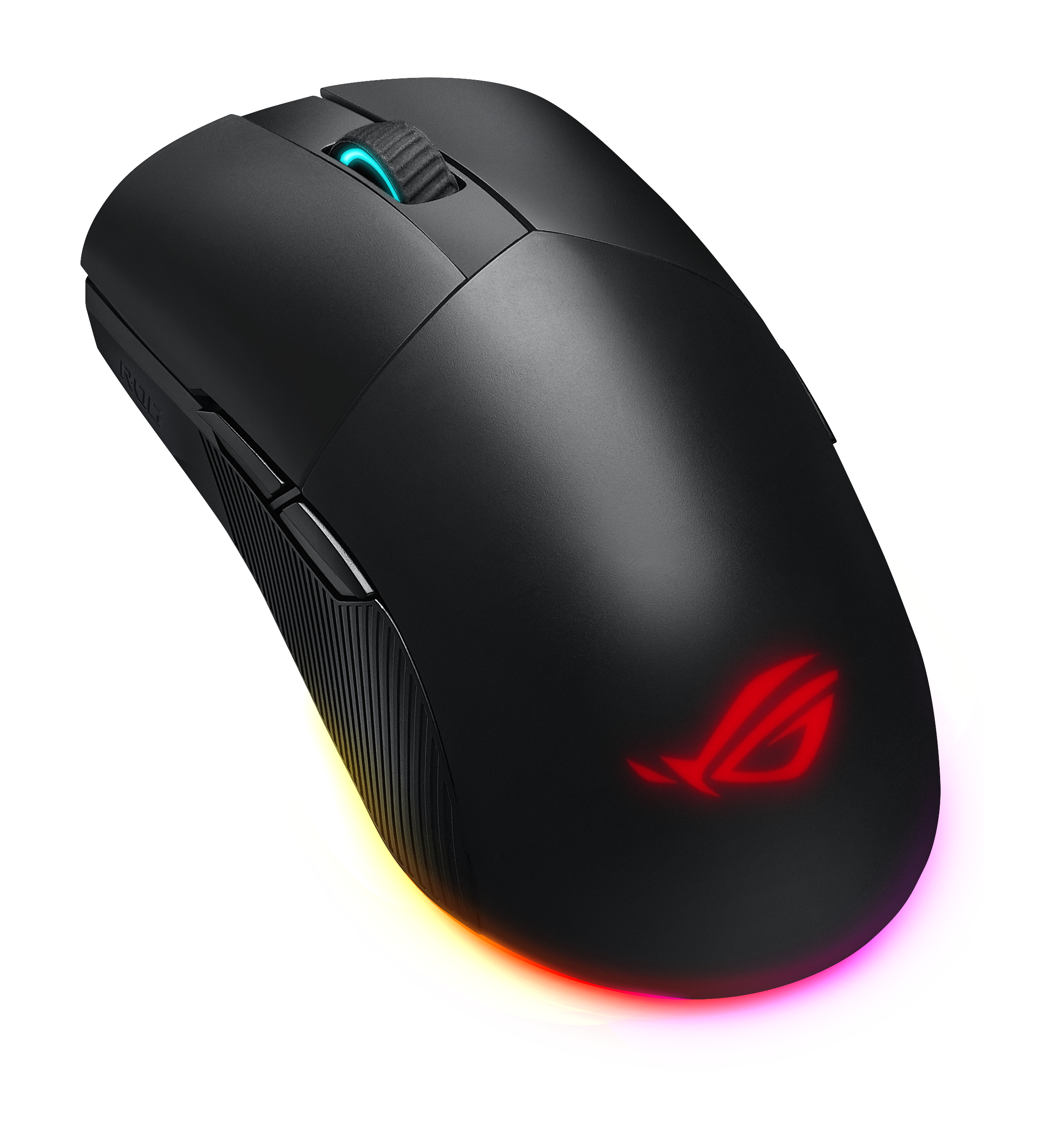ASUS ROG Pugio II Gaming Maus, einfarbig, schwarz, Logo