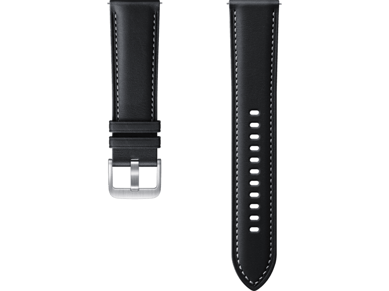 Mevrouw evenwicht geestelijke SAMSUNG Galaxy Watch3 Band Leer 20mm Zwart kopen? | MediaMarkt