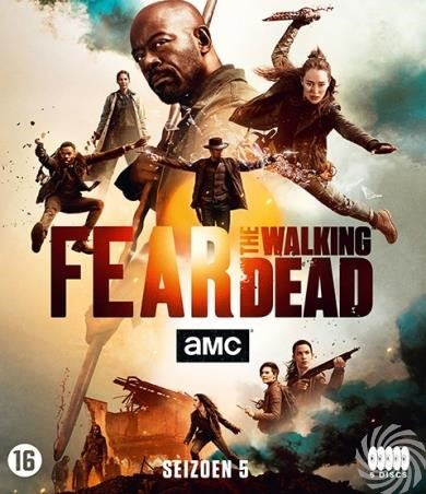 De Walking Dead: Fear the Dead poster met acteurs en tekst.