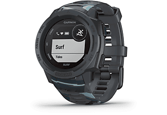 GARMIN Instinct Solar Smartwatch Faserverstärktes Polymer Silikon, 132 - 224 mm (45 x 45 x 15.3 mm), Pipeline