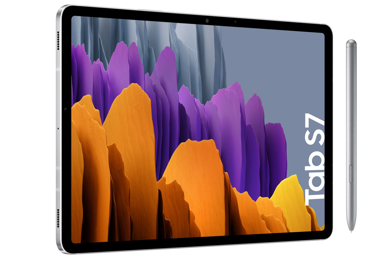 Tablet - Samsung Galaxy Tab S7 4G, 128 GB, Plata, WiFi, 11" WQXGA, 6 GB RAM, Snapdragon 865 Plus, Android 10