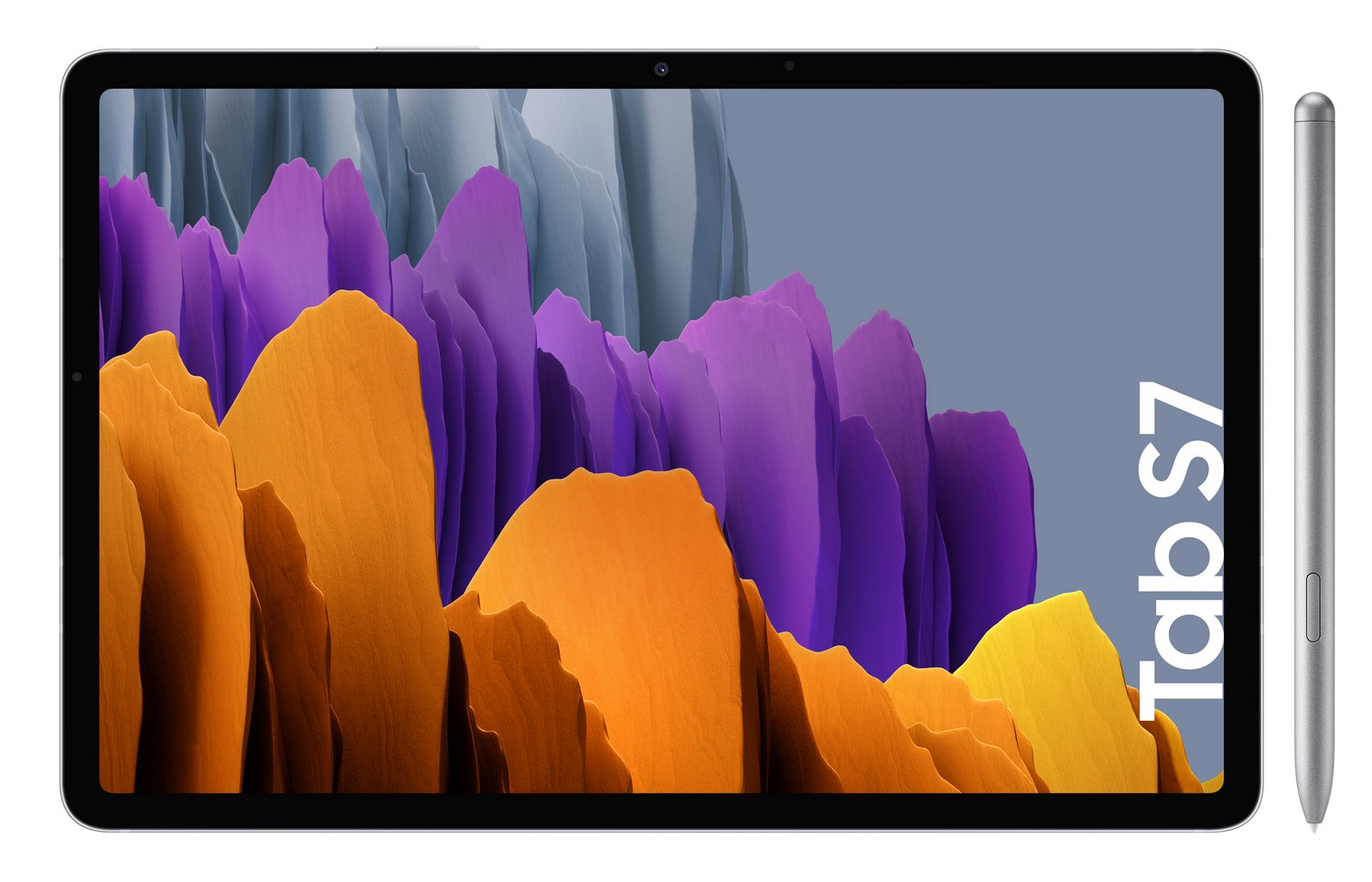 Tablet - Samsung Galaxy Tab S7, 128 GB, Plata, WiFi, 11" WQXGA, 6 GB RAM, Snapdragon 865 Plus, Android 10