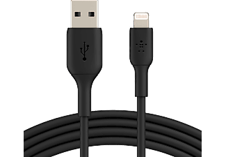 BELKIN PVC USB-A-naar-Lightning 2 Meter Zwart