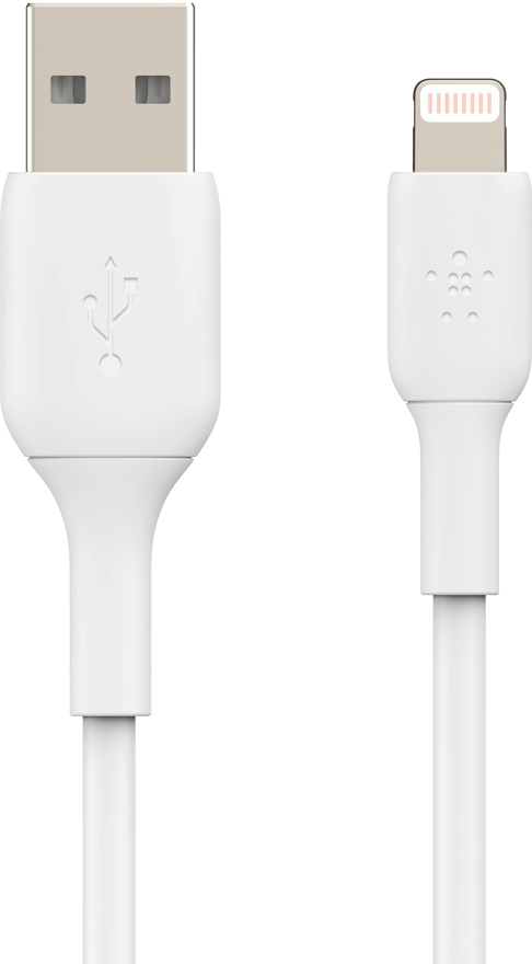 Belkin Usb'a Naar Lightning Oplaadkabel ' Pvc (incl. 1m Usb'c Kabel 3m Wit)
