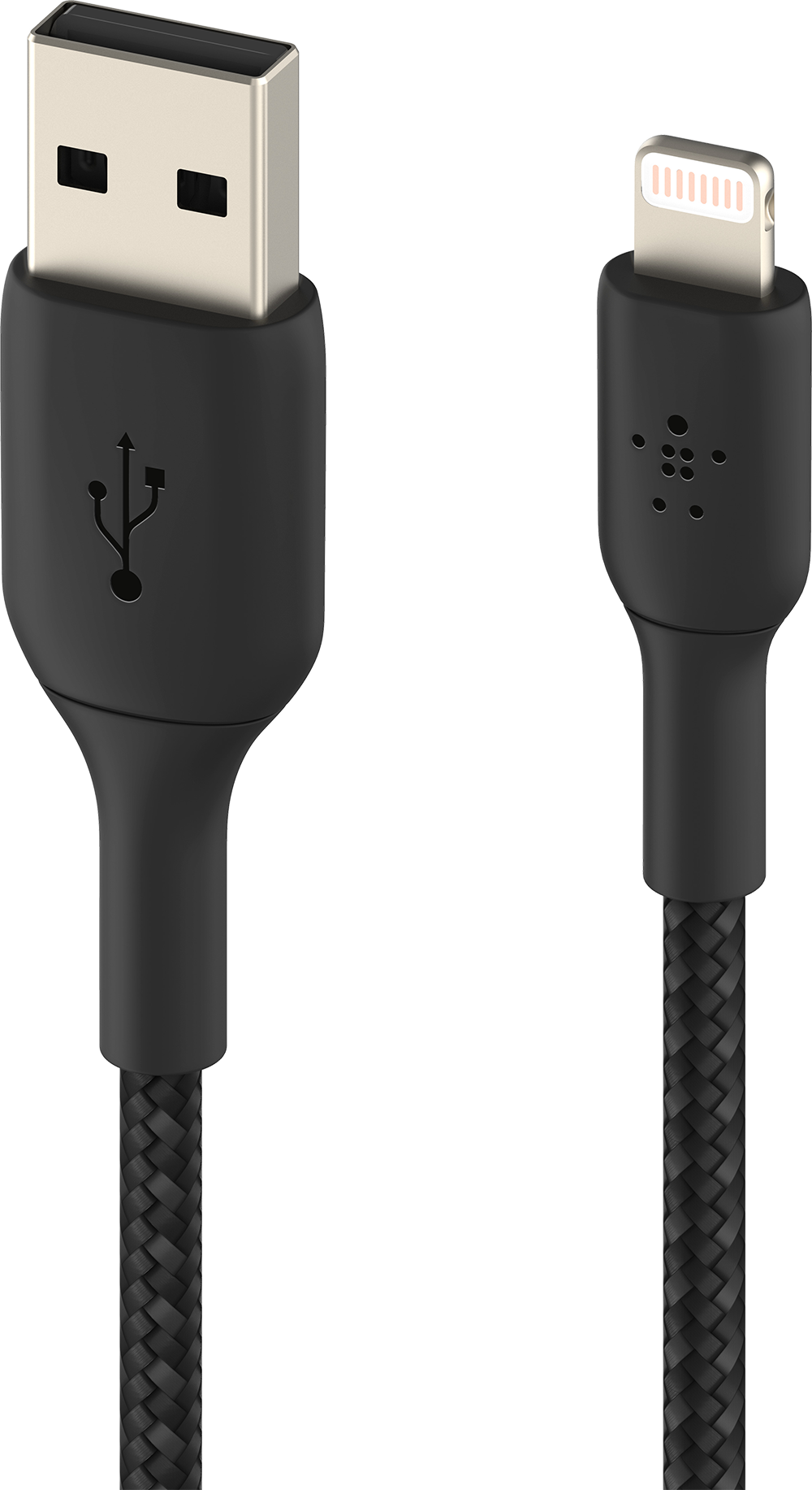 BELKIN Braided USB-A-naar-Lightning 1 Meter Zwart afbeelding