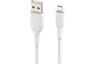 BELKIN Braided USB-A-naar-Lightning 1 Meter Wit