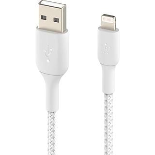 BELKIN Braided USB-A-naar-Lightning 1 Meter Wit