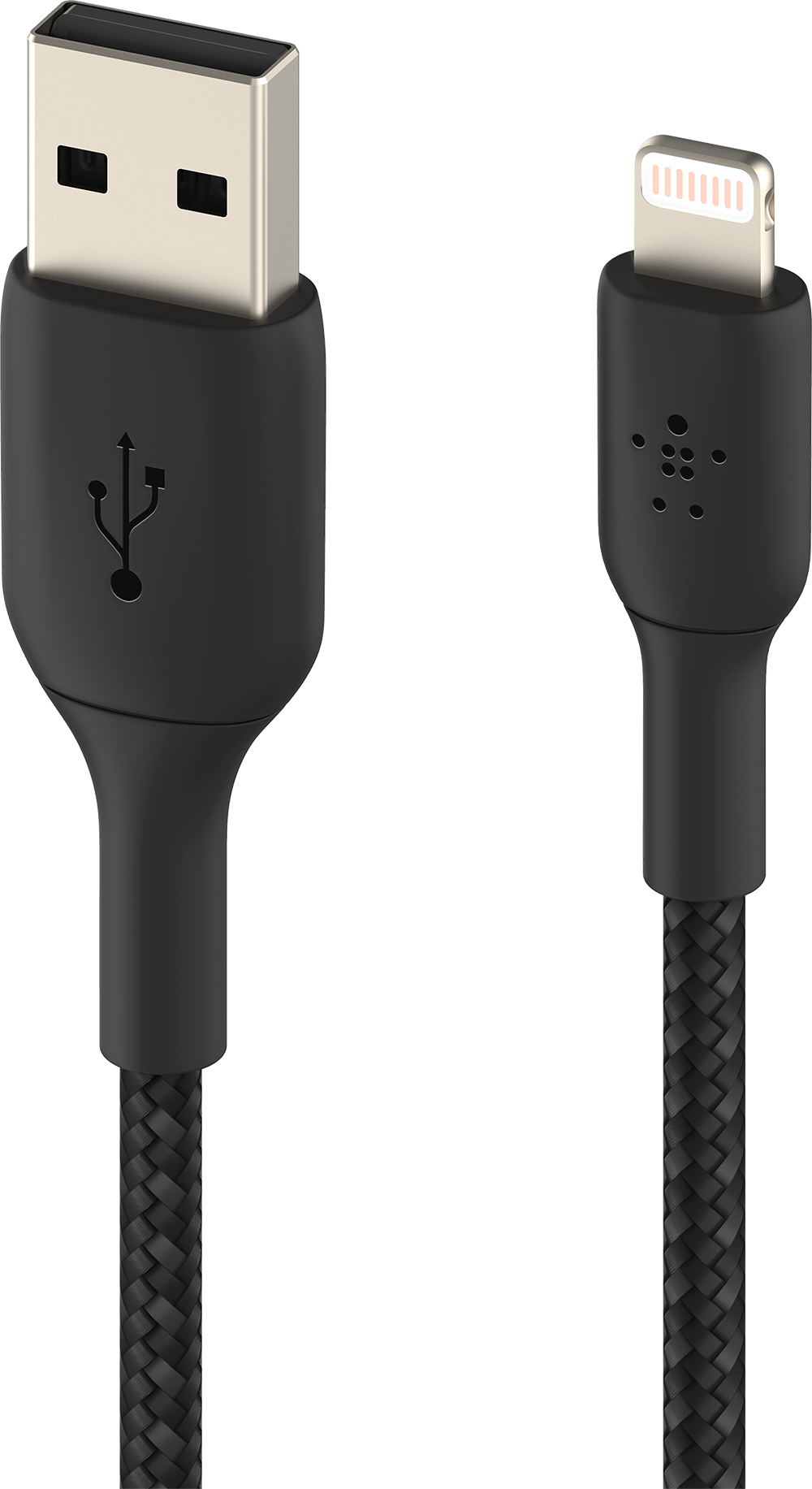 Belkin Braided Usb-a-naar-lightning 2 Meter Zwart afbeelding