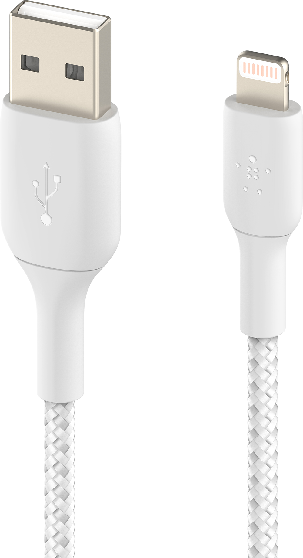 BELKIN Braided USB-A-naar-Lightning 2 Meter Wit