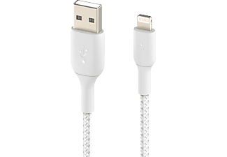 BELKIN Braided USB-A-naar-Lightning 3 Meter Wit