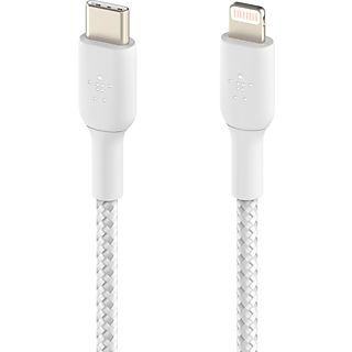 BELKIN Braided USB-C-naar-Lightning 1 Meter Wit