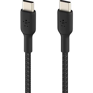 BELKIN Braided USB-C-naar-USB-C 1 Meter Zwart