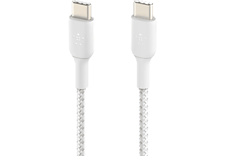 BELKIN Braided USB-C-naar-USB-C 1 Meter Wit