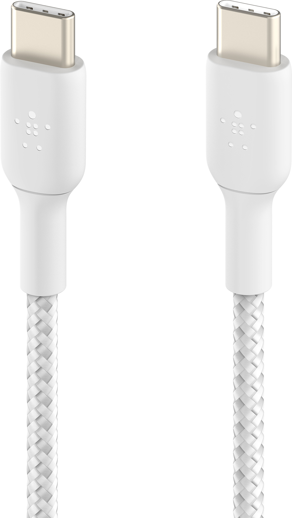 BELKIN Braided USB-C-naar-USB-C 1 Meter Wit afbeelding