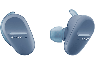 SONY WF-SP800N Spor için Gürültü Engelleme Özellikli Bluetooth Kablosuz Kulak İçi Kulaklık Mavi