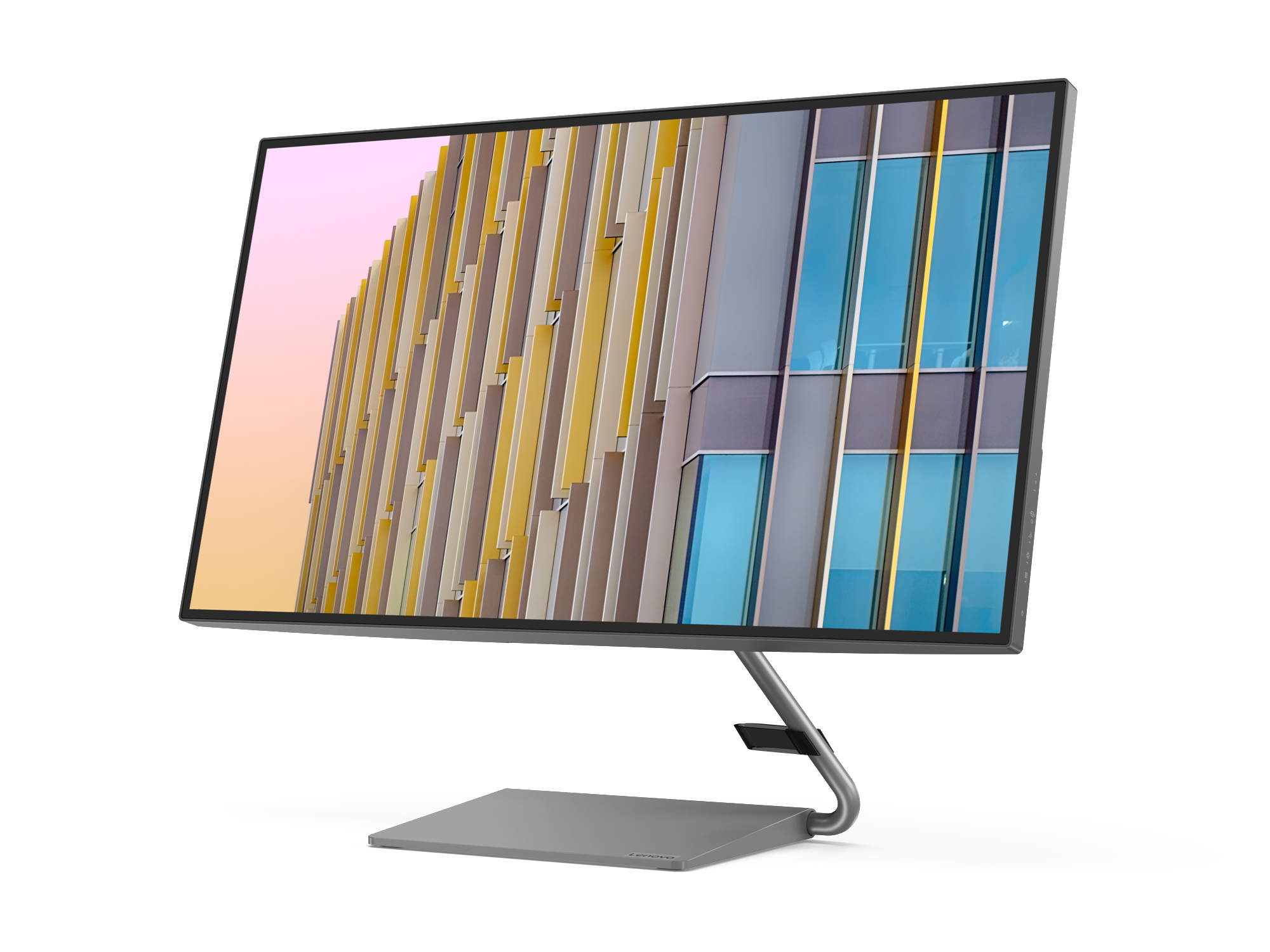 LENOVO Q27h-10 27 Zoll  QHD  Monitor  4 ms Reaktionszeit  