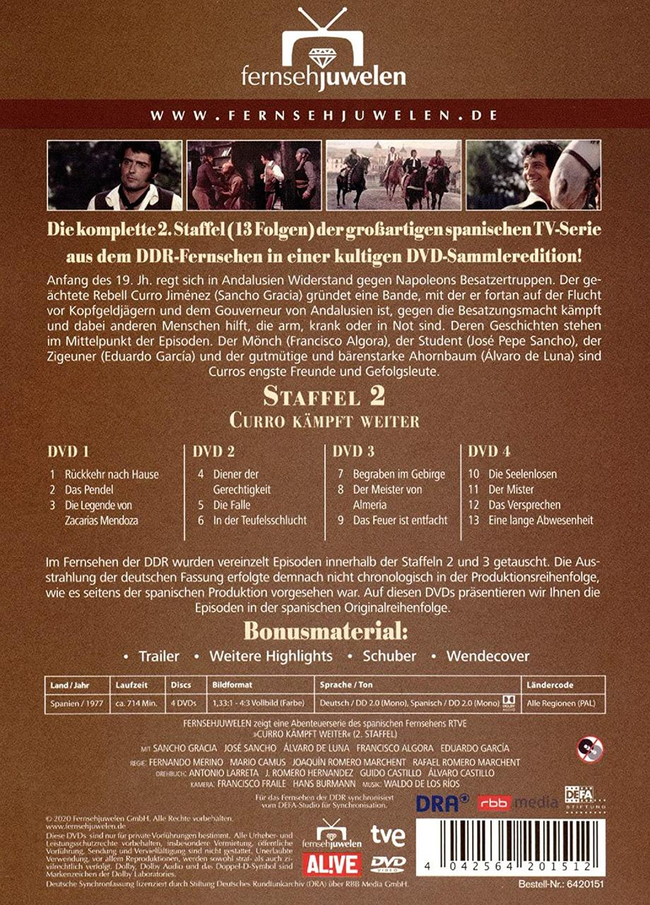 DVD-Cover mit spanischem Text und Bildern aus dem Film.