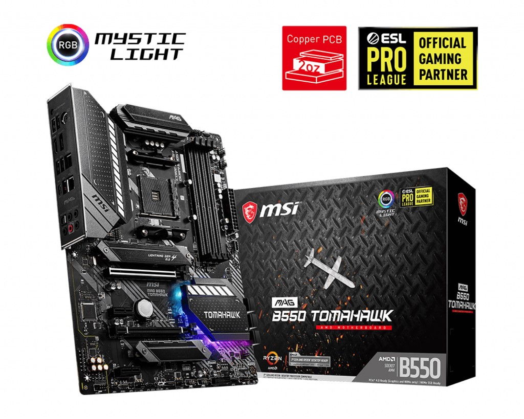MSI MAG B550 Tomahawk AM4 DDR4 5100 Anakart