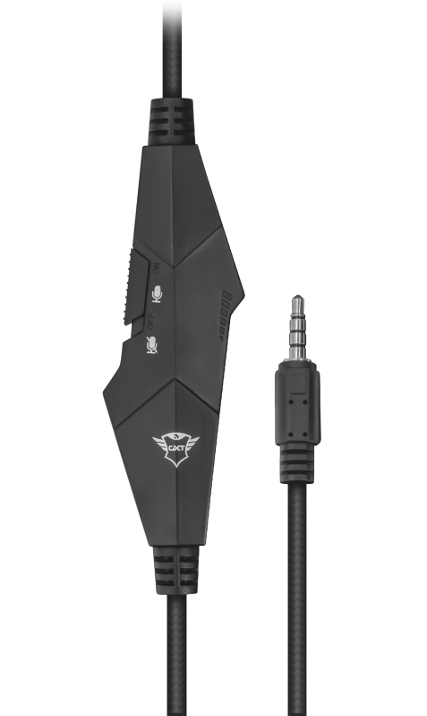 Auriculares gaming - Trust GXT 412 Celaz Multiplatform, Diadema Con Cable , 1 m, Negro