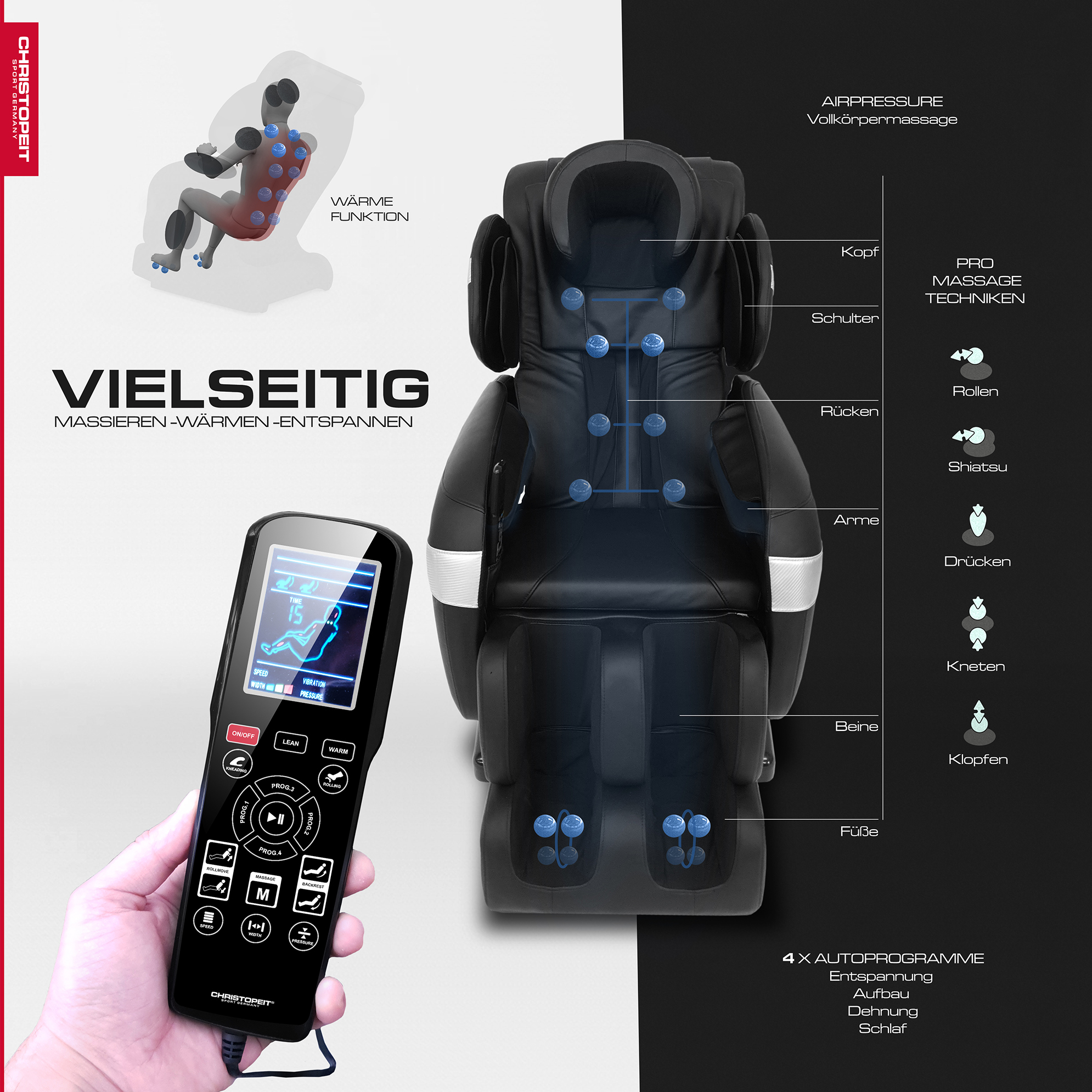 CHRISTOPEIT MS 11.0 Massagesessel