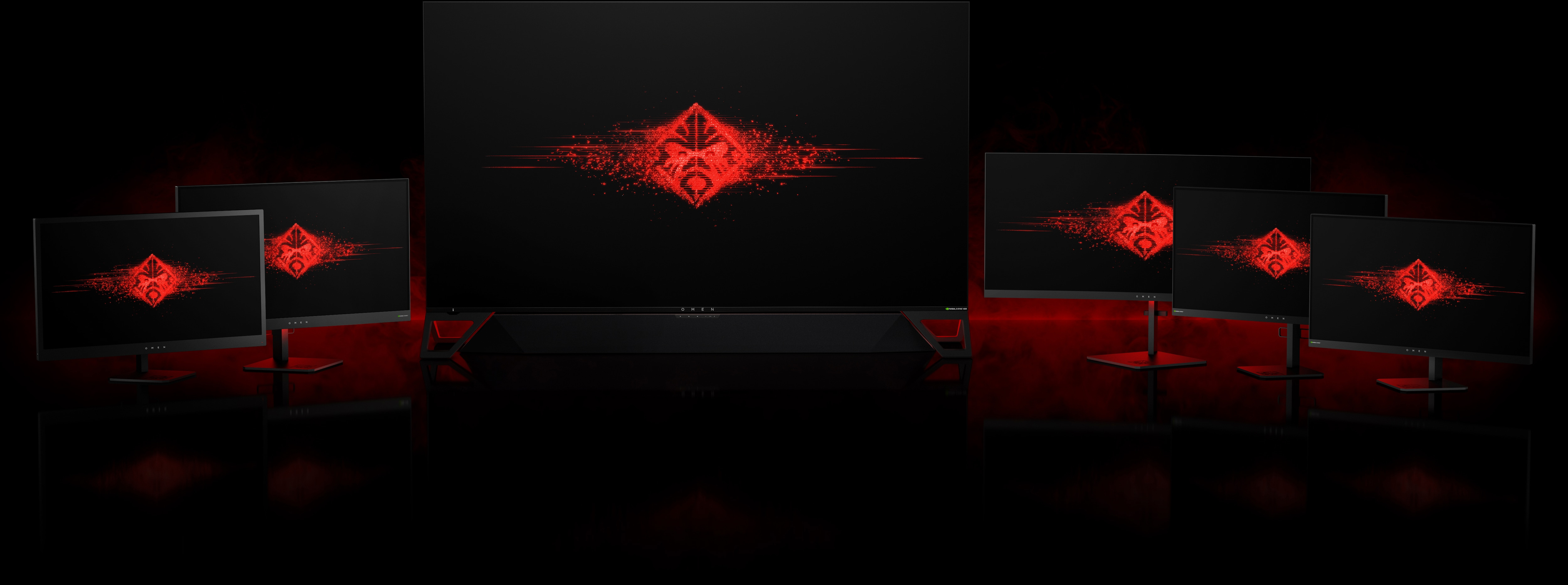 HP Gaming Monitor Omen X 25f, 24.5 Zoll, schwarz - Ausstellungsstück
