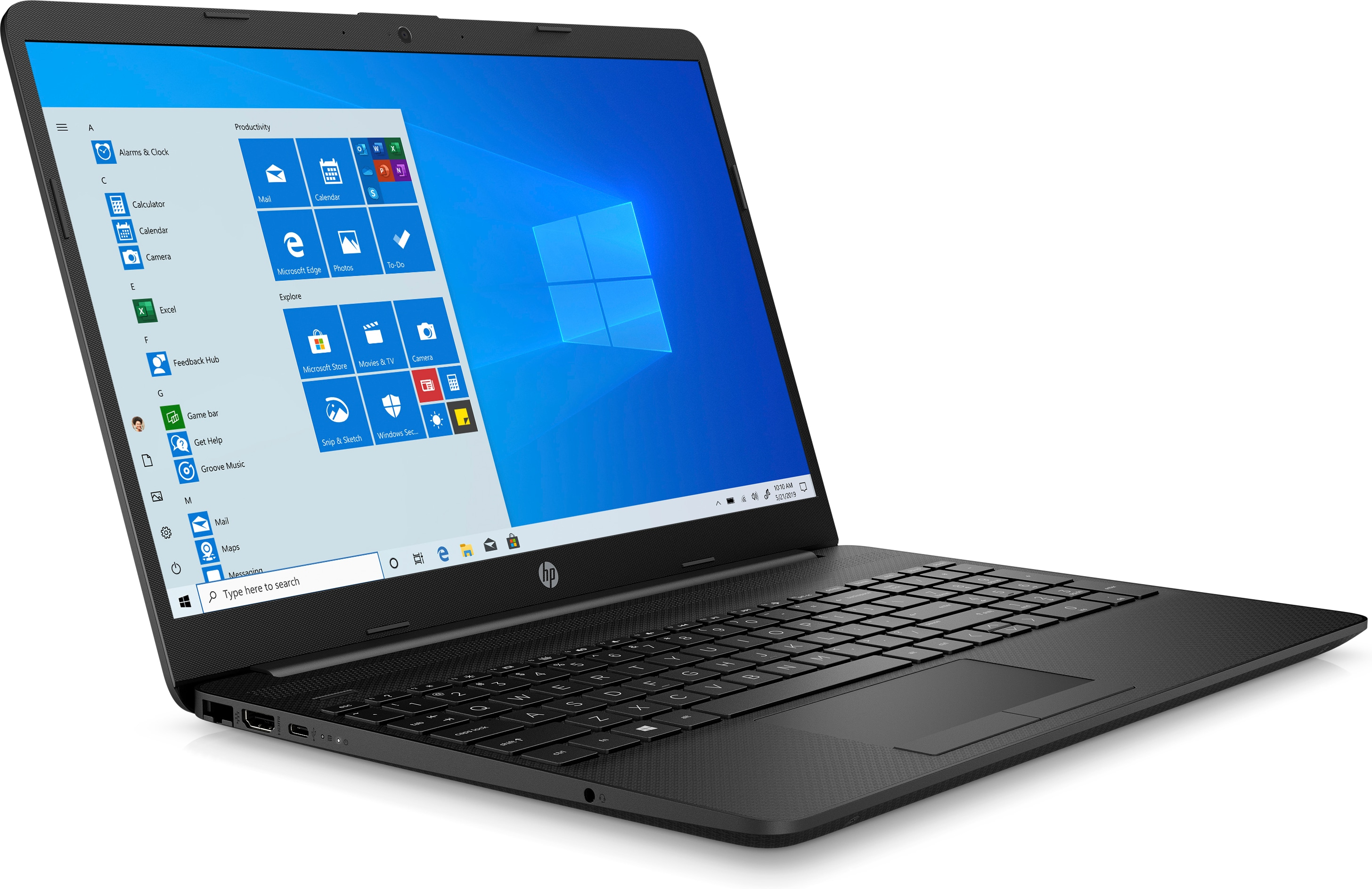HP 15-dw2357ng - 15,6 Zoll - Intel® Core™ i5 i5-1035G1 - 16 GB - 512 GB - Intel® UHD Graphics - Windows 10