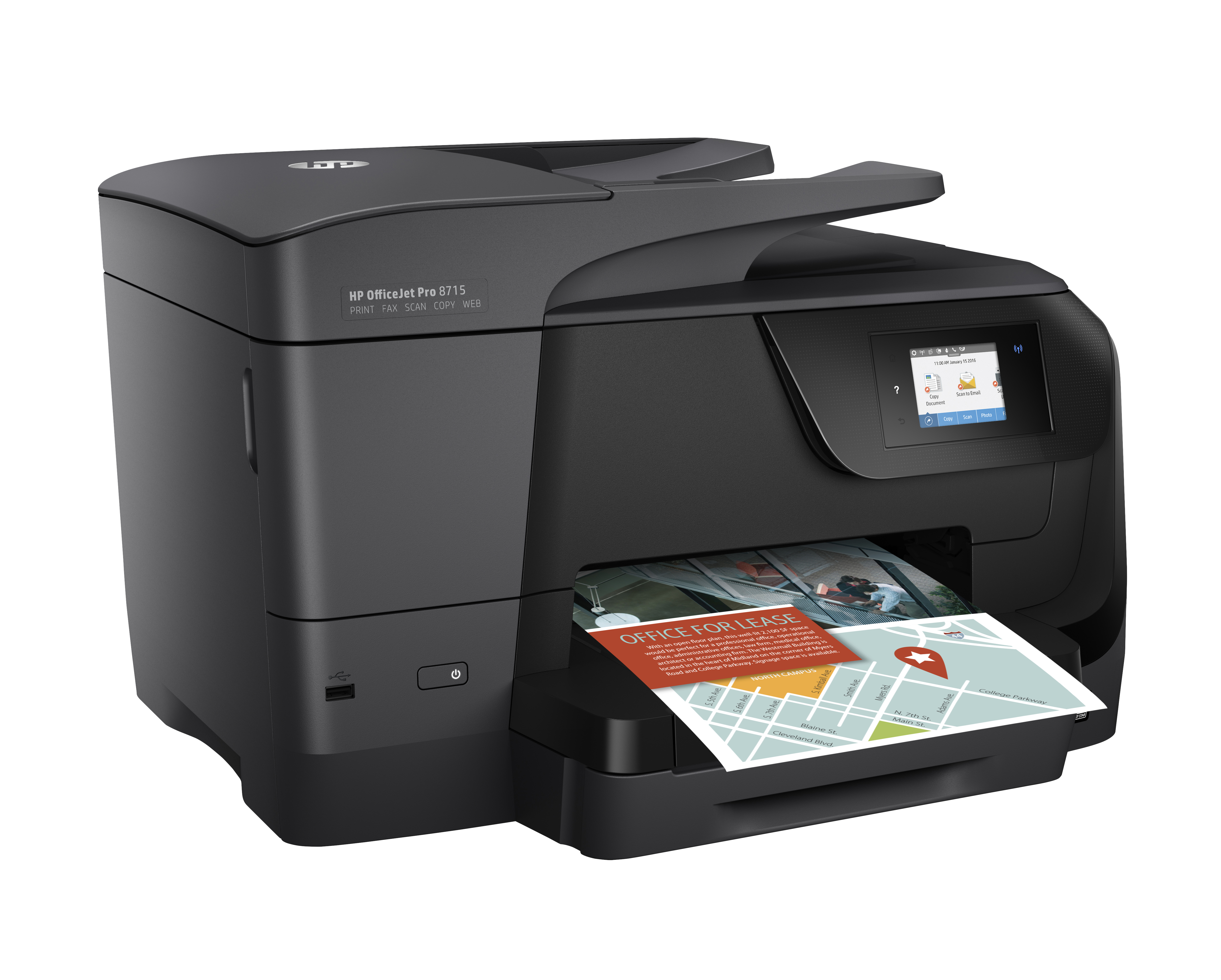 HP OfficeJet Pro 8715 (Instant Ink) 4-in-1 Multifunktionsdrucker