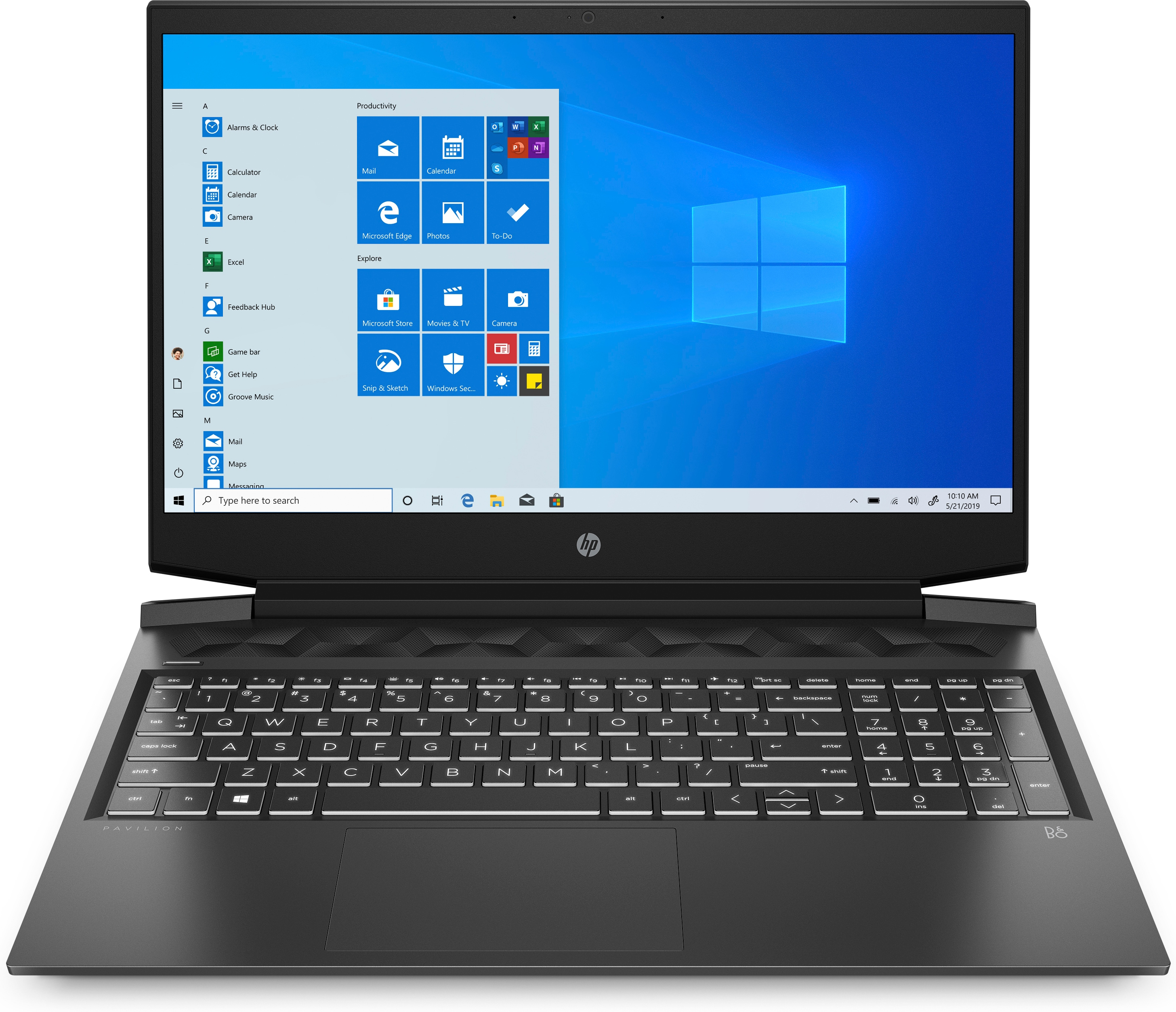 HP Pavilion Gaming 16-a0301ng - 16,1 Zoll - Intel® Core™ i5 i5-10300H - 16 GB - 512 GB - NVIDIA GeForce® GTX 1650 Ti - Windows 10 Home (64 Bit)