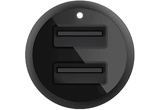 BELKIN Dual USB-A Car Charger 24 Watt Zwart