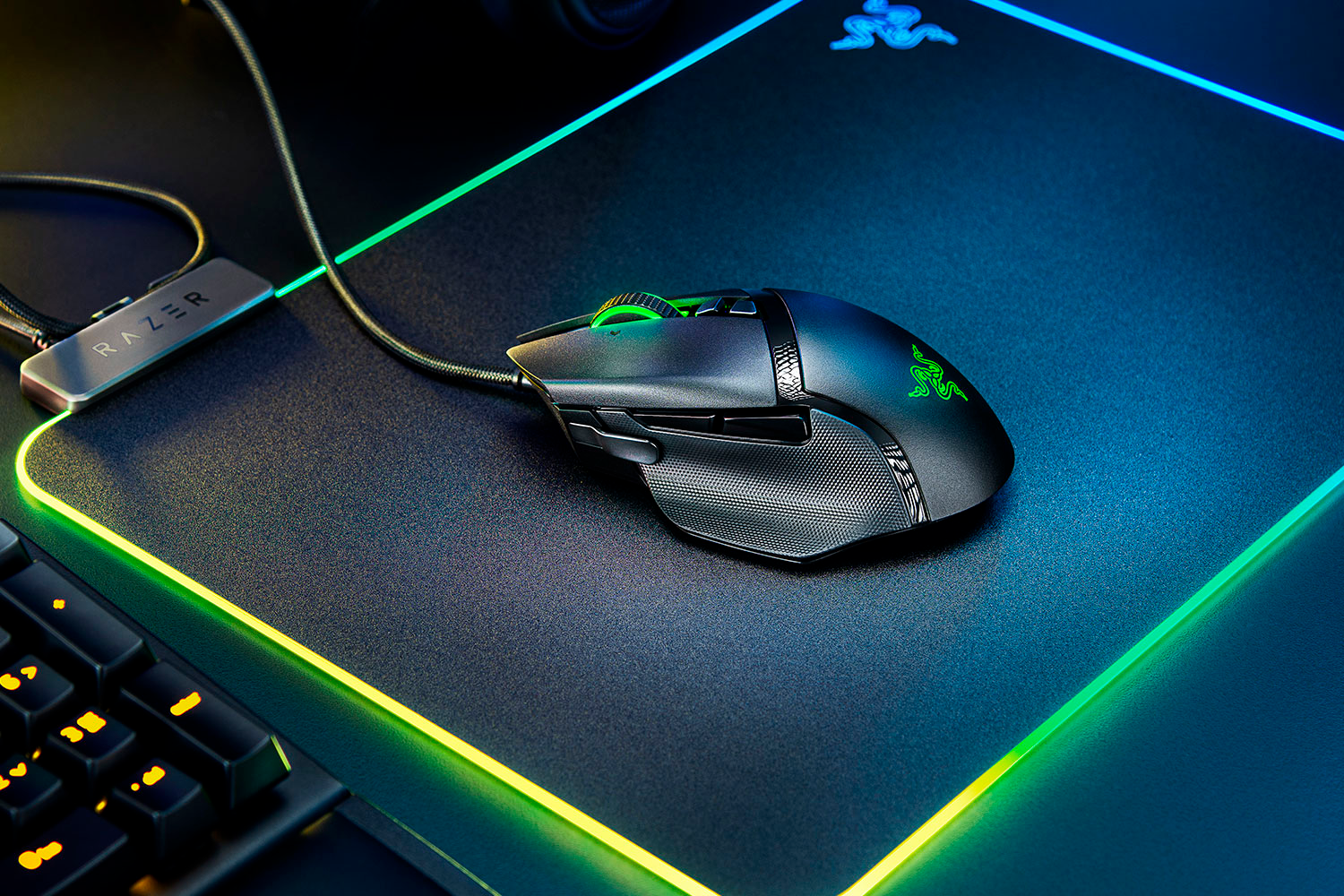 RAZER Basilisk V2 - Gaming Maus, Kabelgebunden, 20000 dpi, Schwarz