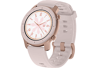 Smartwatch - AmazFit GTR-42MM, 42 mm, Táctil 1.2" AMOLED, 34 días autonomía, GPS, Bluetooth, Rosa