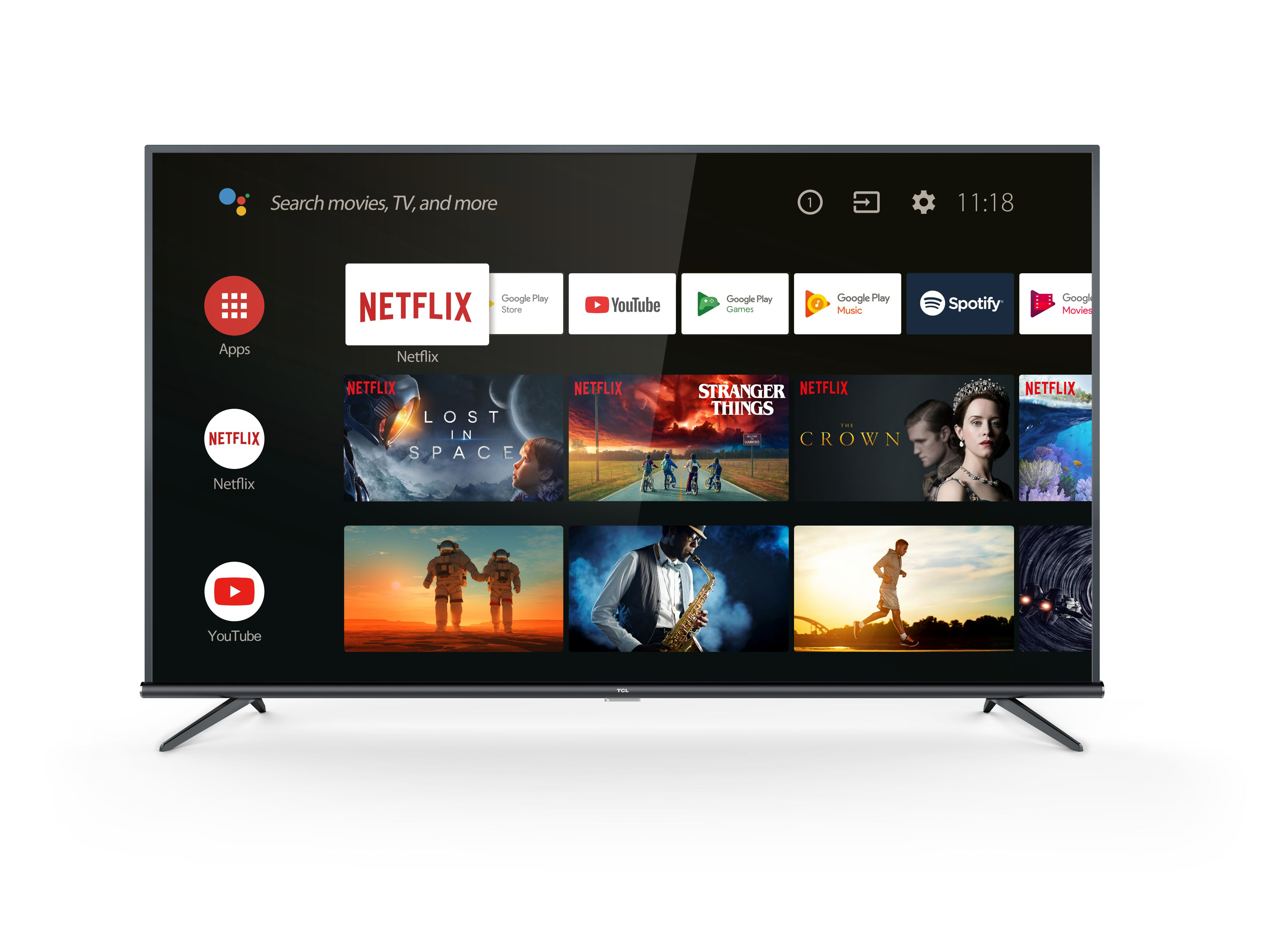 TV LED 65" - TCL 65EP660, 4K Ultra HD, HDR, Quad Core, 20 W, Dolby Audio, Android TV