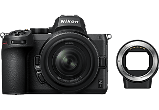 NIKON Z 5 Body + NIKKOR Z 24-50mm f/4-6.3 + Adaptateur pour monture FTZ - Appareil photo à objectif interchangeable Noir