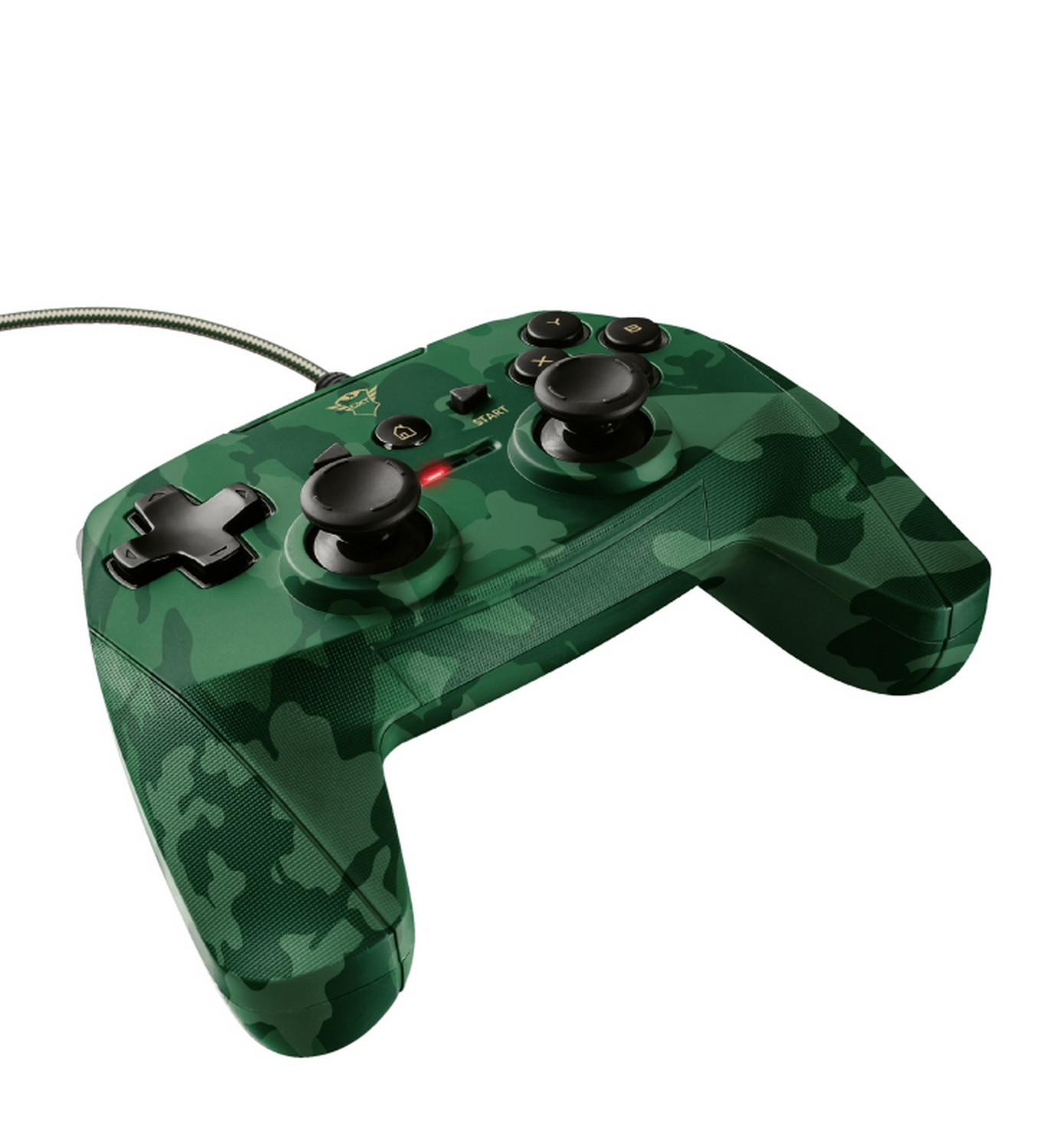 Mando - Trust GXT 540C, PC, PS3, Cable, USB, Camuflaje