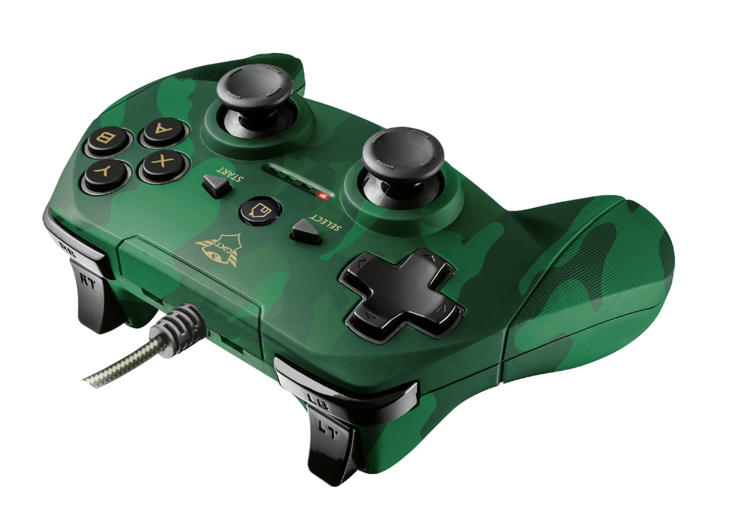 Mando - Trust GXT 540C, PC, PS3, Cable, USB, Camuflaje