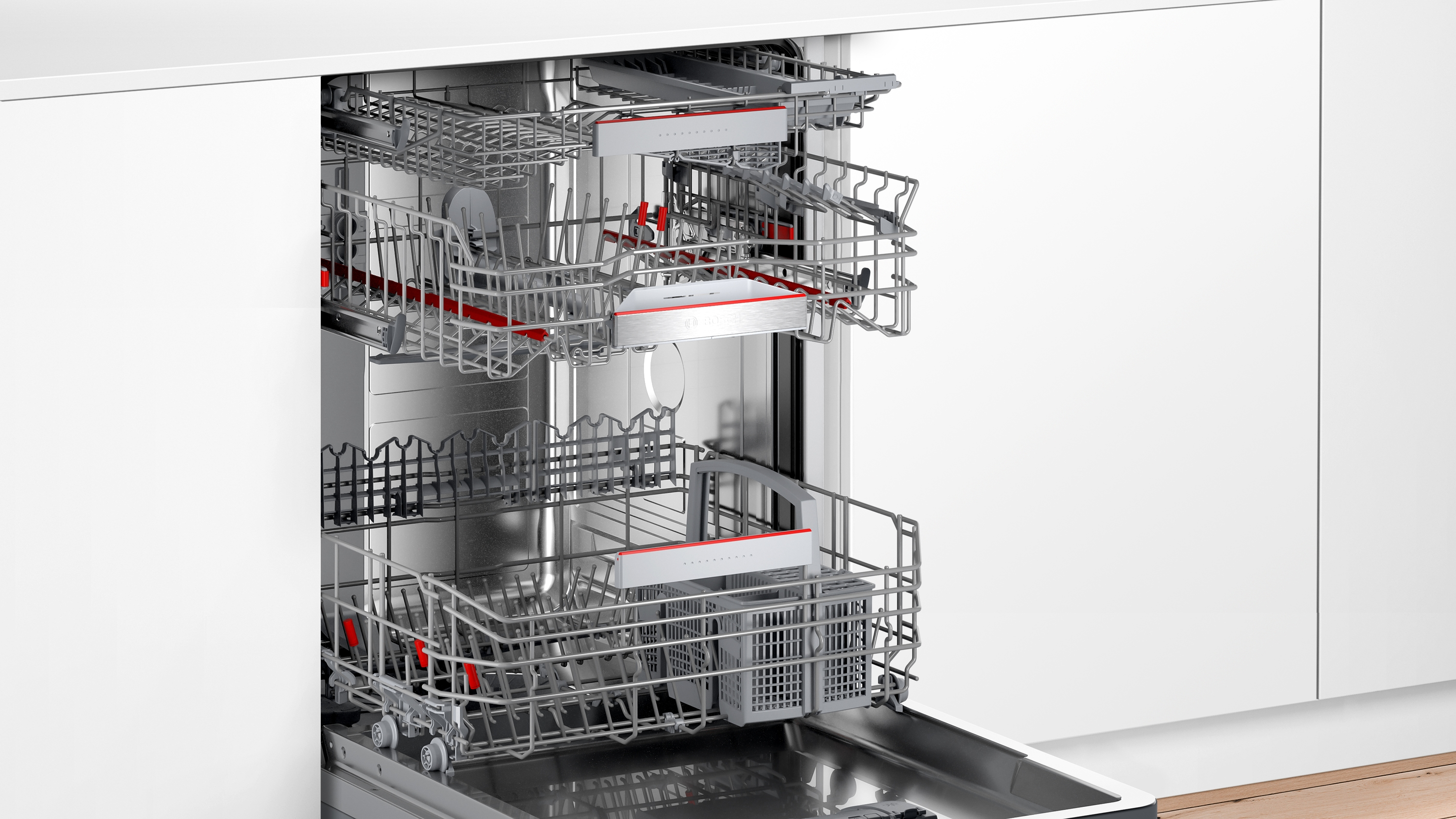BOSCH SBV4HDX52E Serie 4 Geschirrspüler (vollintegrierbar, 598 mm breit, 44 dB (A), D)