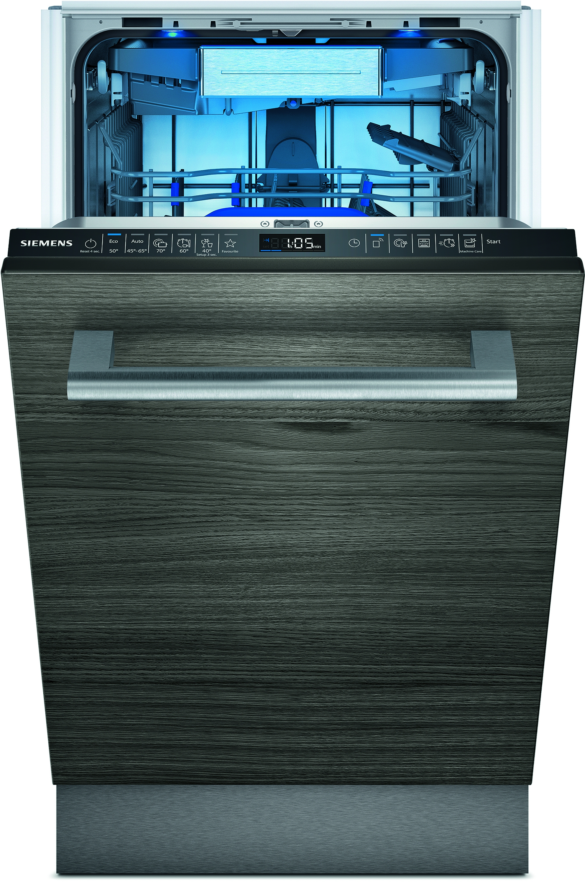 SIEMENS SR65ZX23ME iQ500 Geschirrspüler (vollintegrierbar, 448 mm breit, 43 dB (A), C)