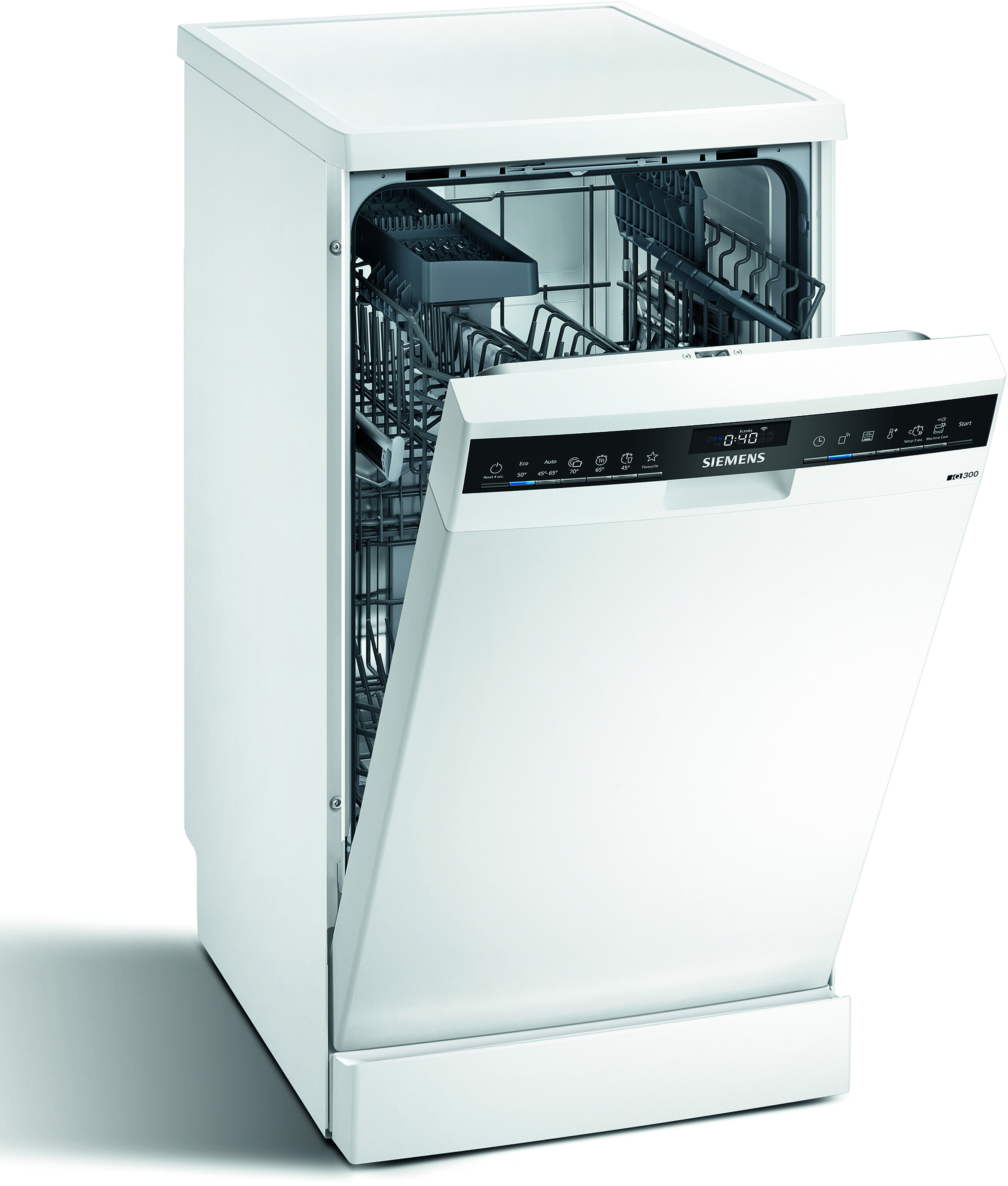SIEMENS SR23HW64KE IQ300 Geschirrspüler (unterbaufähig, 450 mm breit, 45 dB (A), E)