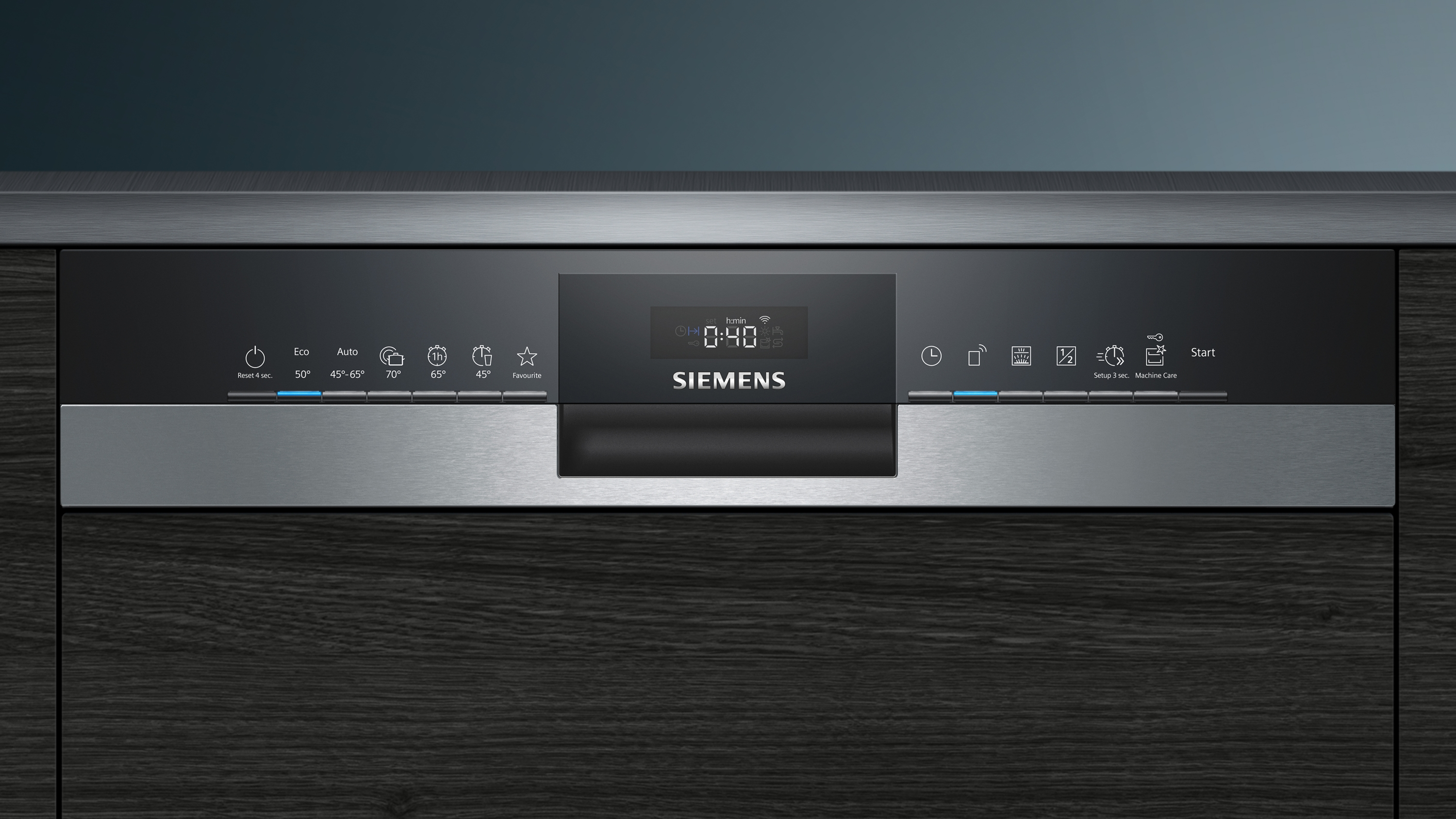 SIEMENS SN53HS60CE Geschirrspüler (teilintegrierbar, 598 mm breit, 44 dB (A), D)