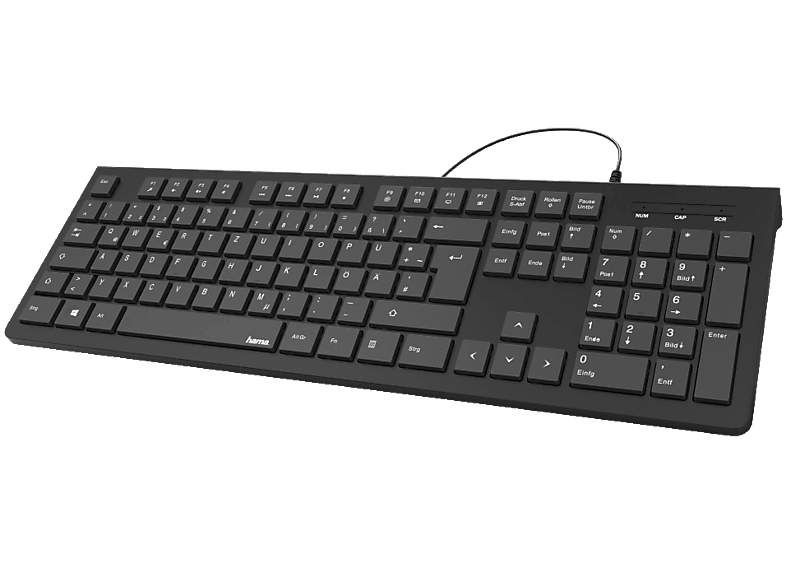 HAMA Basic-Tastatur QWERTZ MediaMarkt online kaufen | Schwarz, \