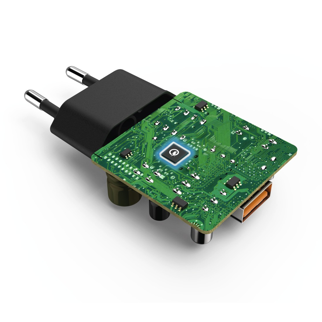 HAMA Chargeur USB + Câble microUSB Turbo Fast Charge Noir (178336)