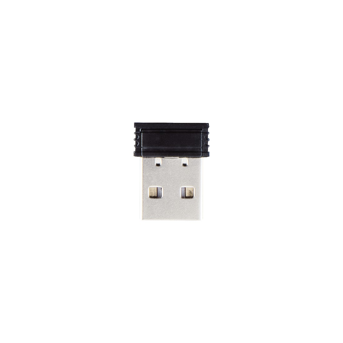 A USB connector on a white background.