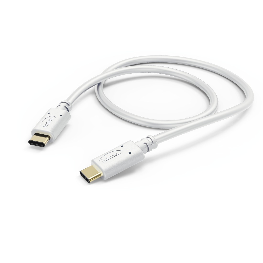 HAMA Câble USB-C - USB-C pour charge et données 1.5 m Blanc (183328)