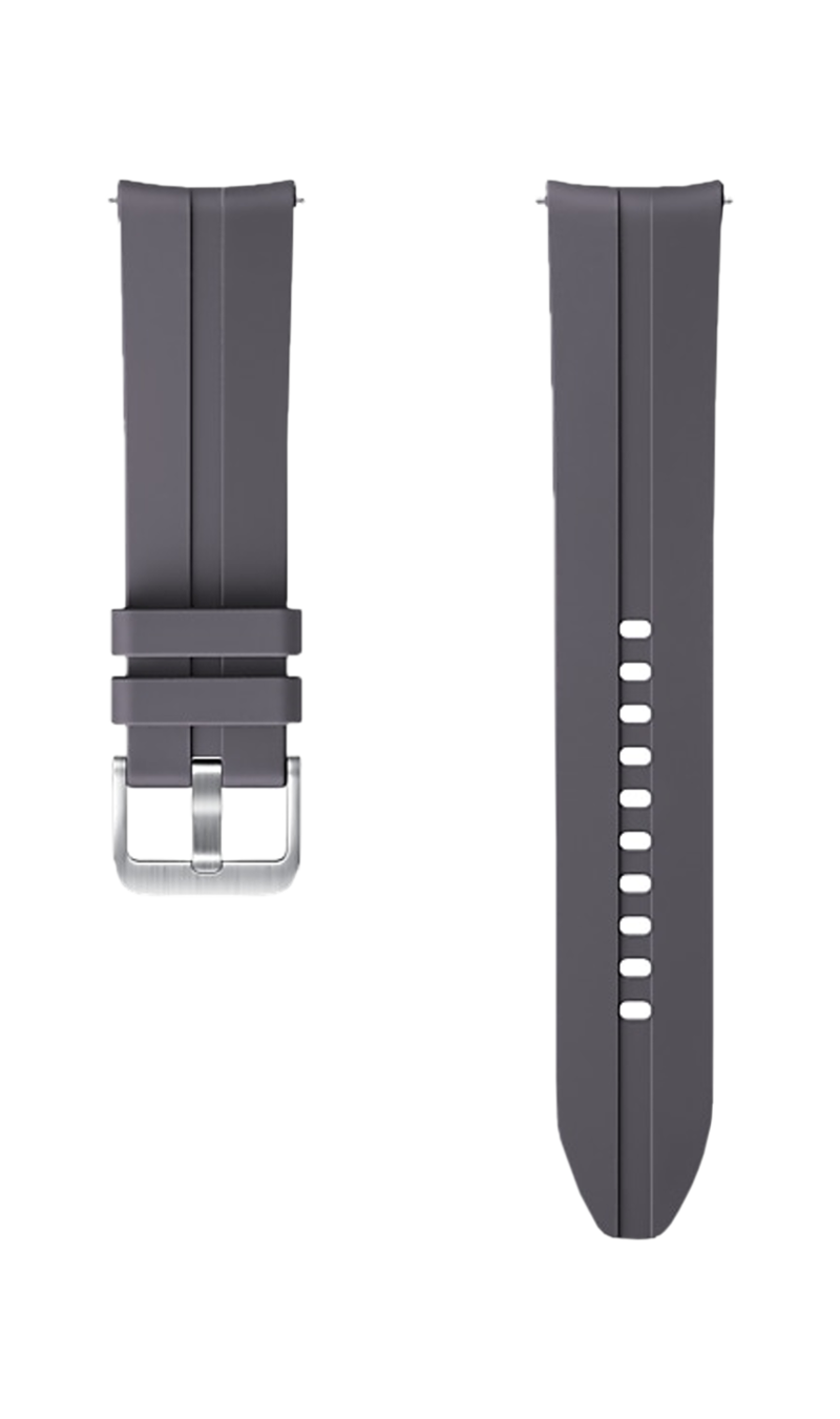 SAMSUNG Galaxy Watch3 Ridge - Cinturino sport (Grigio)