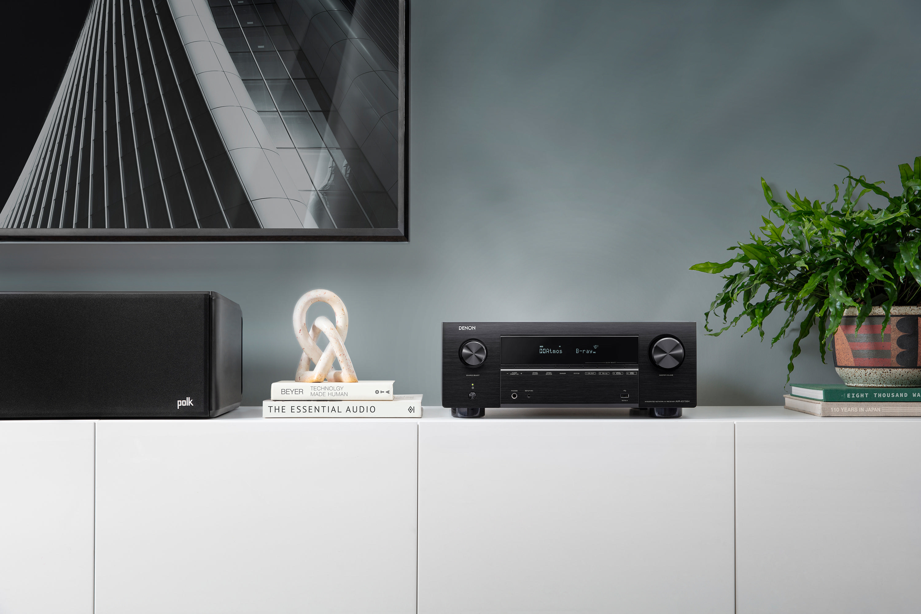DENON AVR-X3700H AV-Verstärker (9.2 Kanäle, Schwarz)