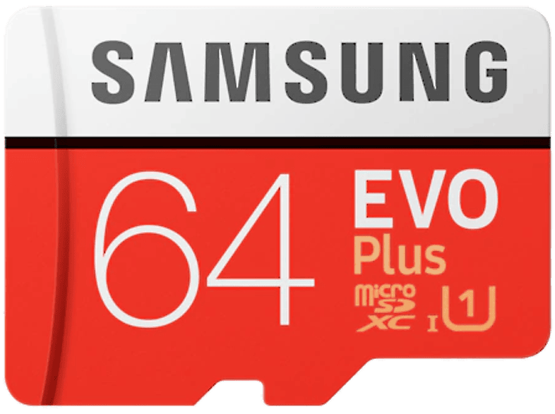 SAMSUNG Carte mémoire microSDXC EVO Plus 64 GB (MB-MC64HA/EU)