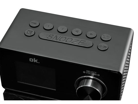 OK OCR 430-B DAB+ - Radio-réveil (FM, DAB+, Noir)